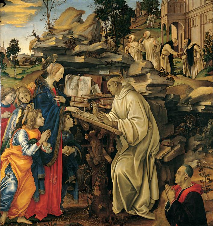 Filippino Lippi The Vision of St Bernard (mk080 oil painting image